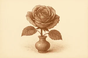 深く開いた大輪の薔薇——熟女・成熟と余裕が生む色香のイメージ